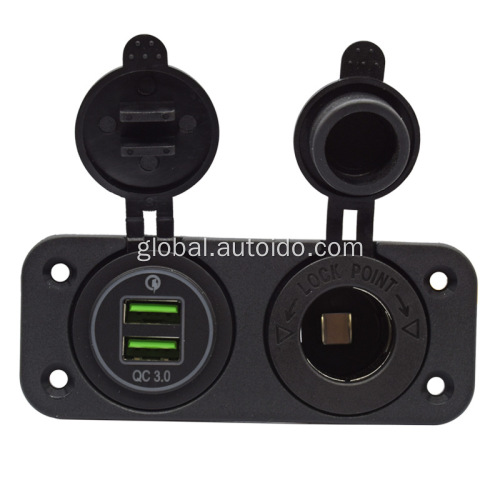 Panel Switch Truck Waterproof Power Socket Car USB Charger Panel Quick Supplier
